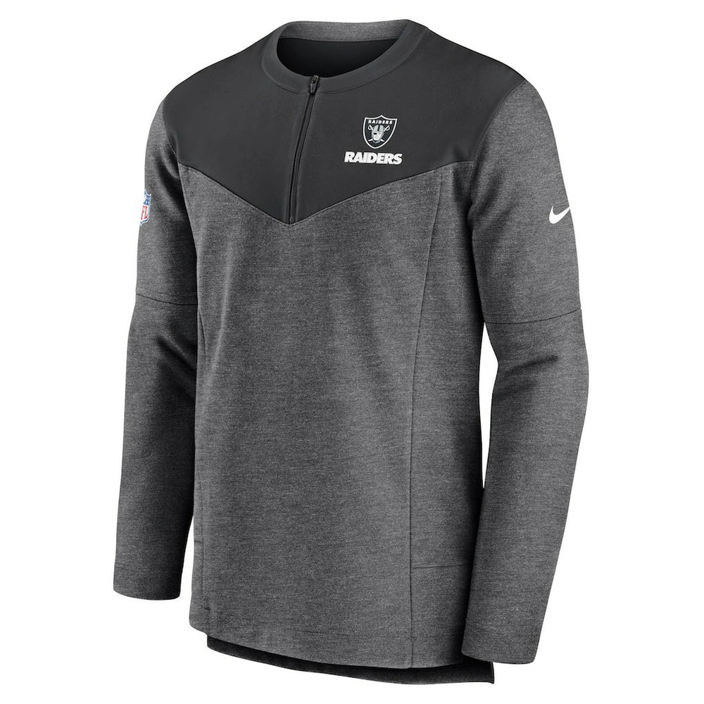 NFL Las Vegas Raiders Sideline Lockup Performance Quarter-Zip Top