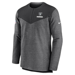 NFL Las Vegas Raiders Sideline Lockup Performance Quarter-Zip Top
