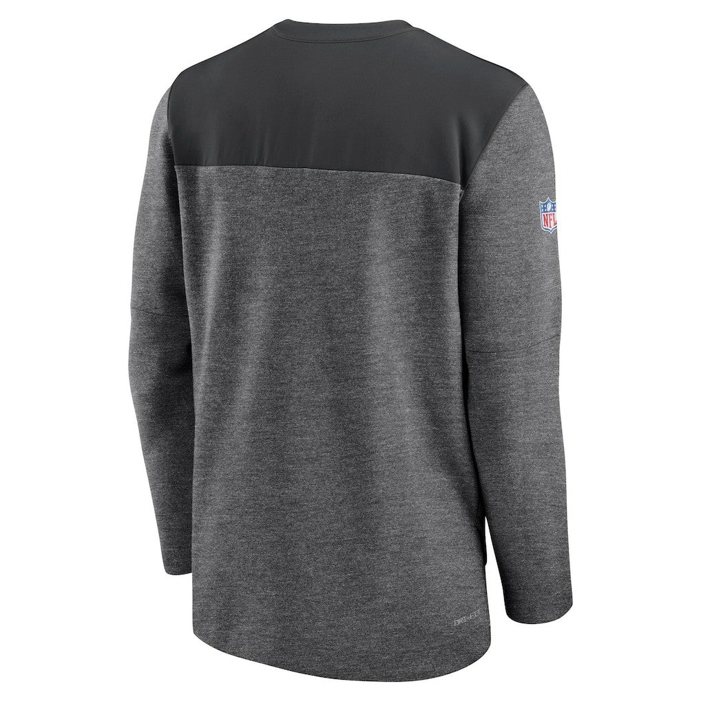 NFL Las Vegas Raiders Sideline Lockup Performance Quarter-Zip Top