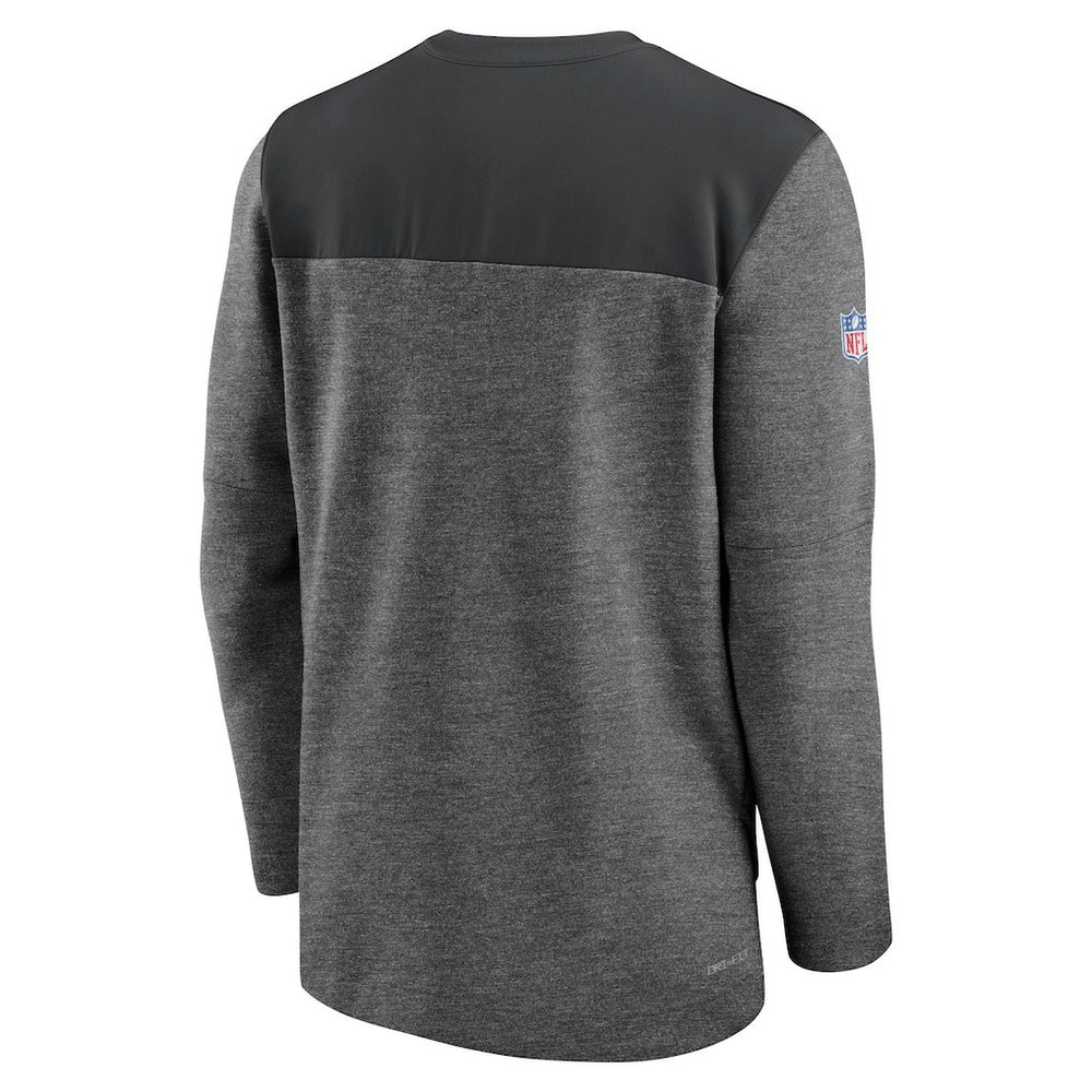 NFL Las Vegas Raiders Sideline Lockup Performance Quarter-Zip Top