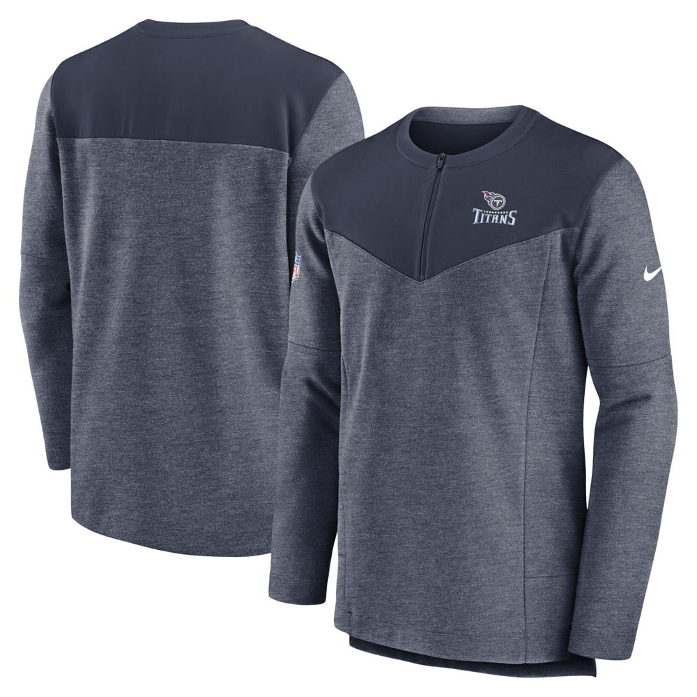 NFL Tennessee Titans Sideline Lockup Performance Quarter-Zip Top
