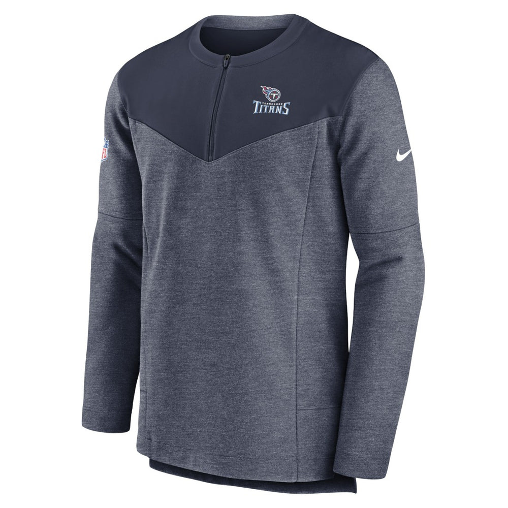 NFL Tennessee Titans Sideline Lockup Performance Quarter-Zip Top