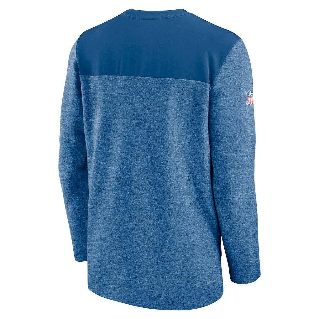 NFL Indianapolis Colts Sideline Lockup Performance Quarter-Zip Top