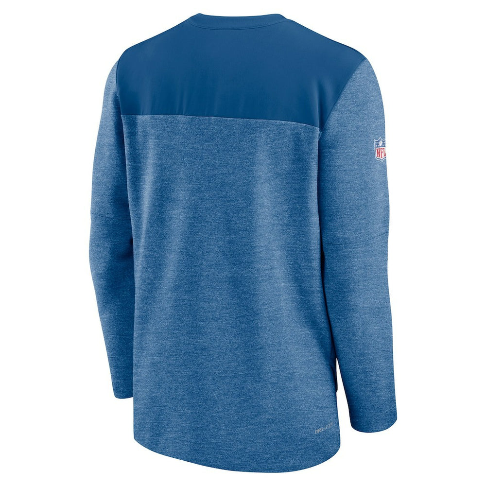 NFL Indianapolis Colts Sideline Lockup Performance Quarter-Zip Top
