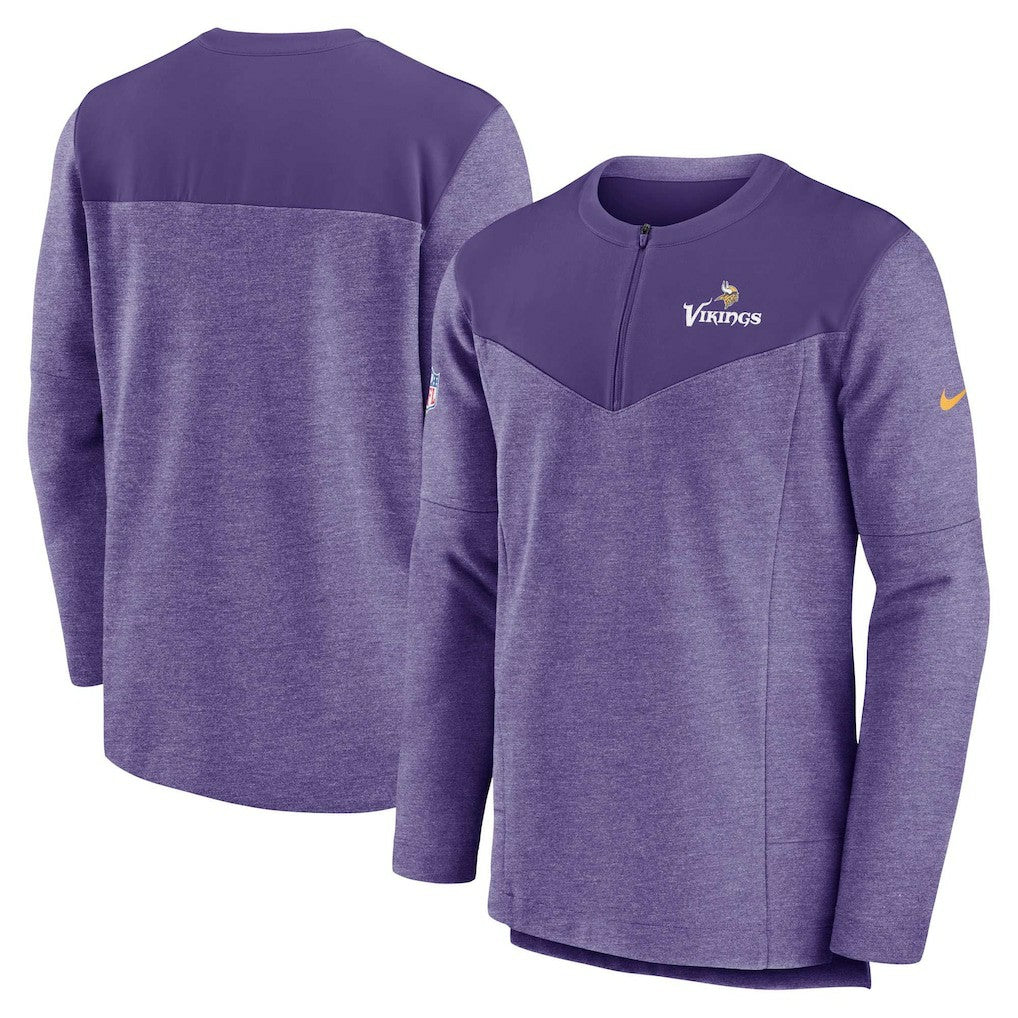 NFL Minnesota Vikings Sideline Lockup Performance Quarter-Zip Top