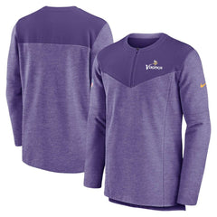NFL Minnesota Vikings Sideline Lockup Performance Quarter-Zip Top