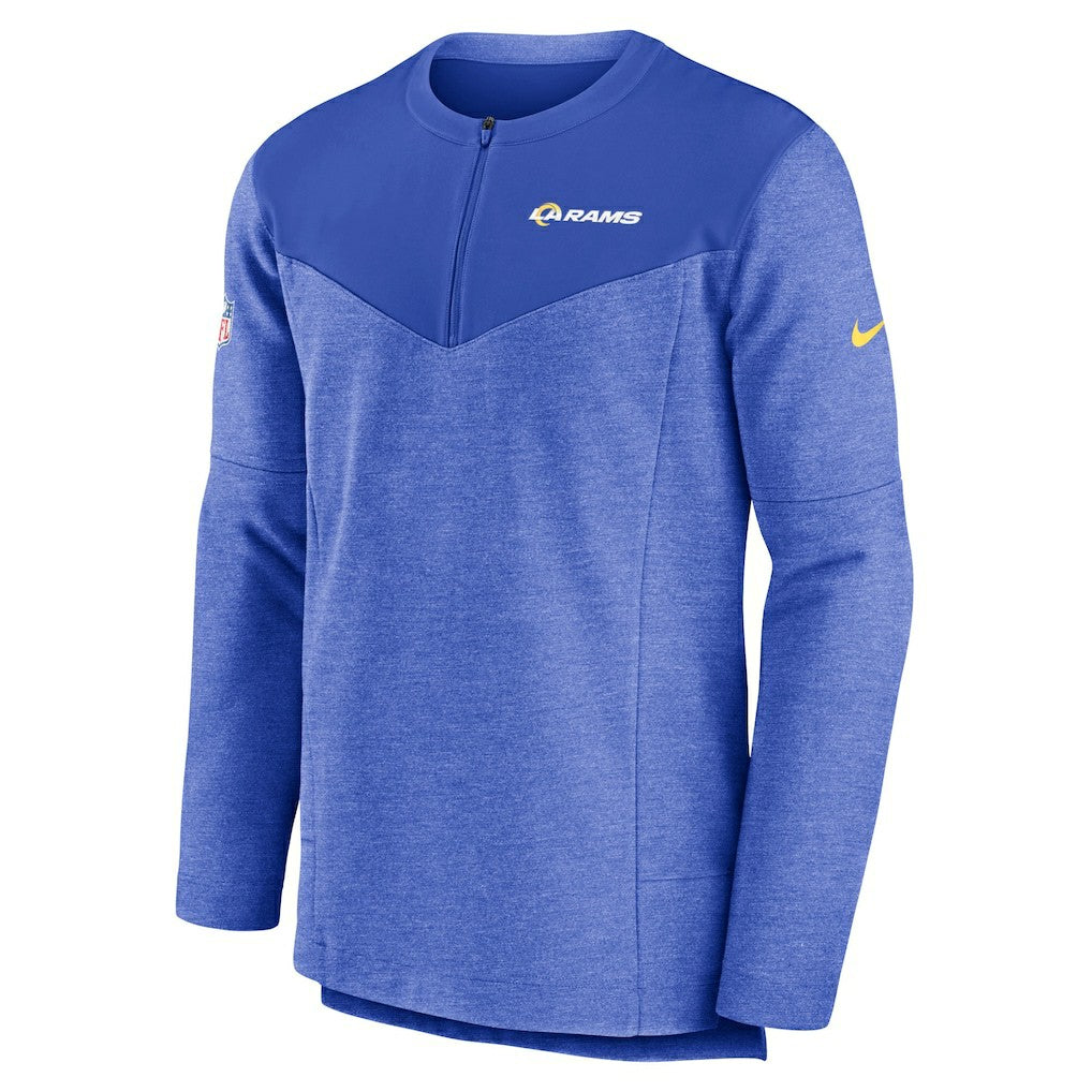 NFL Los Angeles Rams Sideline Lockup Performance Quarter-Zip Top