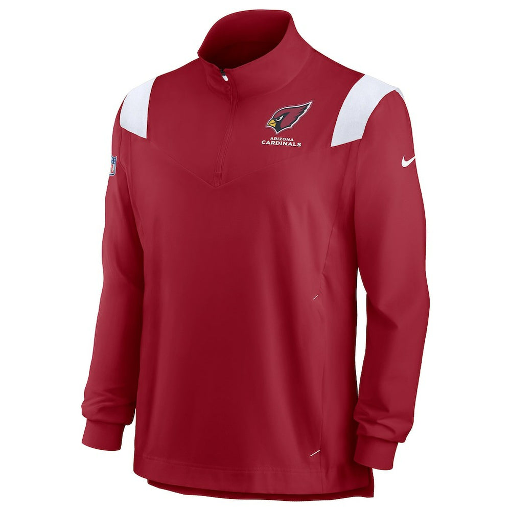 NFL Arizona Cardinals Sideline Coaches Chevron Lockup Quarter-Zip Top