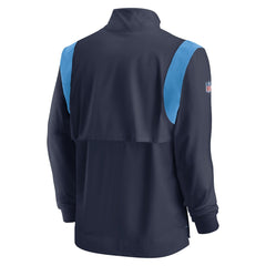 NFL Tennessee Titans Sideline Coach Chevron Lockup Quarter-Zip Long Sleeve Top