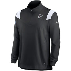 NFL Atlanta Falcons Sideline Coach Chevron Lockup Quarter-Zip Long Sleeve Top