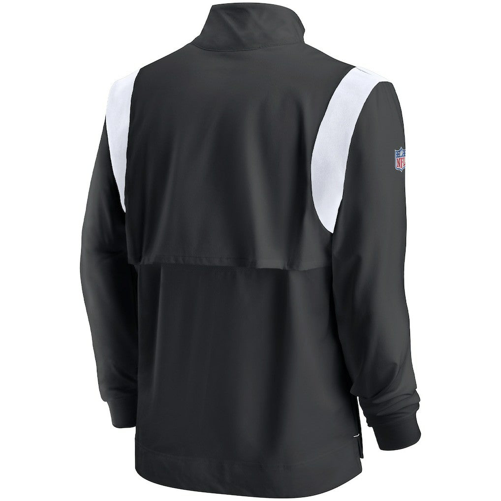 NFL Atlanta Falcons Sideline Coach Chevron Lockup Quarter-Zip Long Sleeve Top