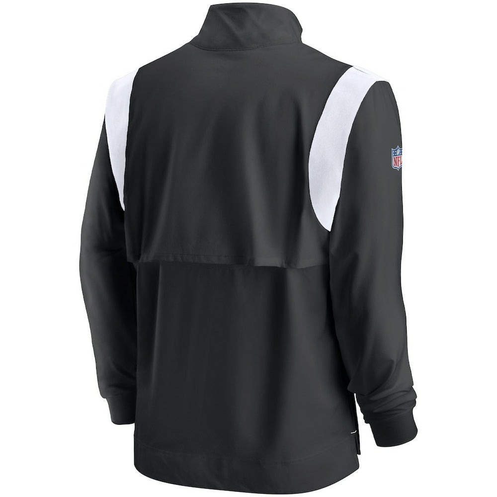 NFL Atlanta Falcons Sideline Coach Chevron Lockup Quarter-Zip Long Sleeve Top