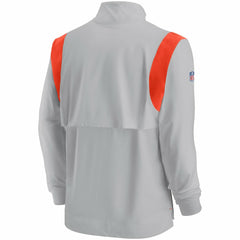 NFL Cleveland Browns Sideline Coach Chevron Lockup Quarter-Zip Long Sleeve Top