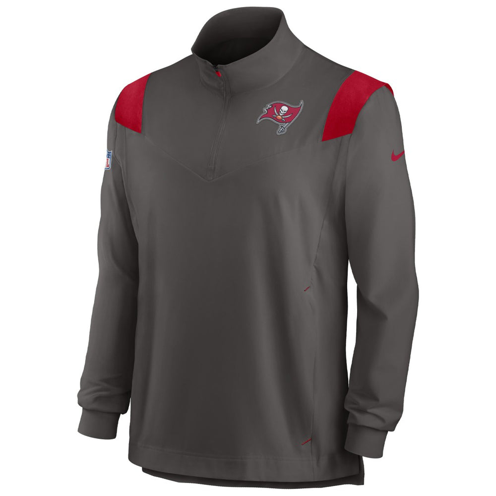 NFL Tampa Bay Buccaneers Sideline Coach Chevron Lockup Quarter-Zip Long Sleeve Top