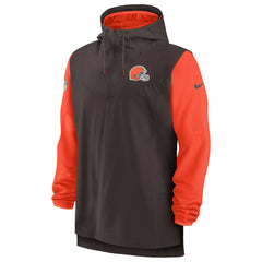 NFL Cleveland Browns Sideline Player Quarter-Zip Hoodie