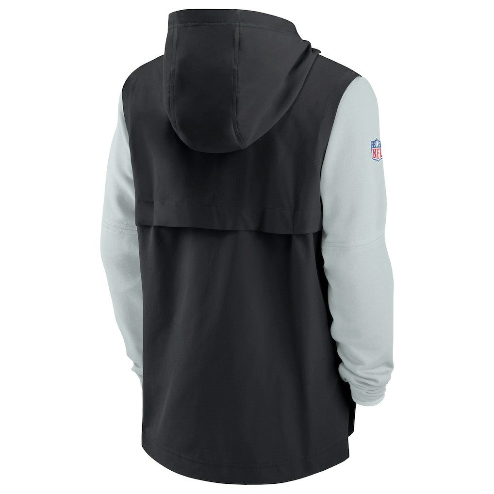 NFL Las Vegas Raiders Sideline Player Quarter-Zip Hoodie Jacket