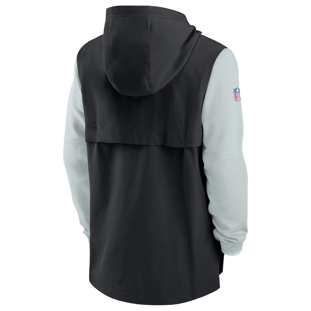 NFL Las Vegas Raiders Sideline Player Quarter-Zip Hoodie Jacket