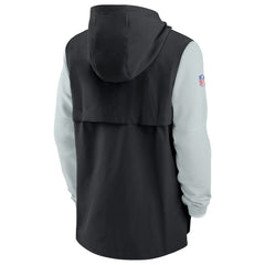 NFL Las Vegas Raiders Sideline Player Quarter-Zip Hoodie Jacket