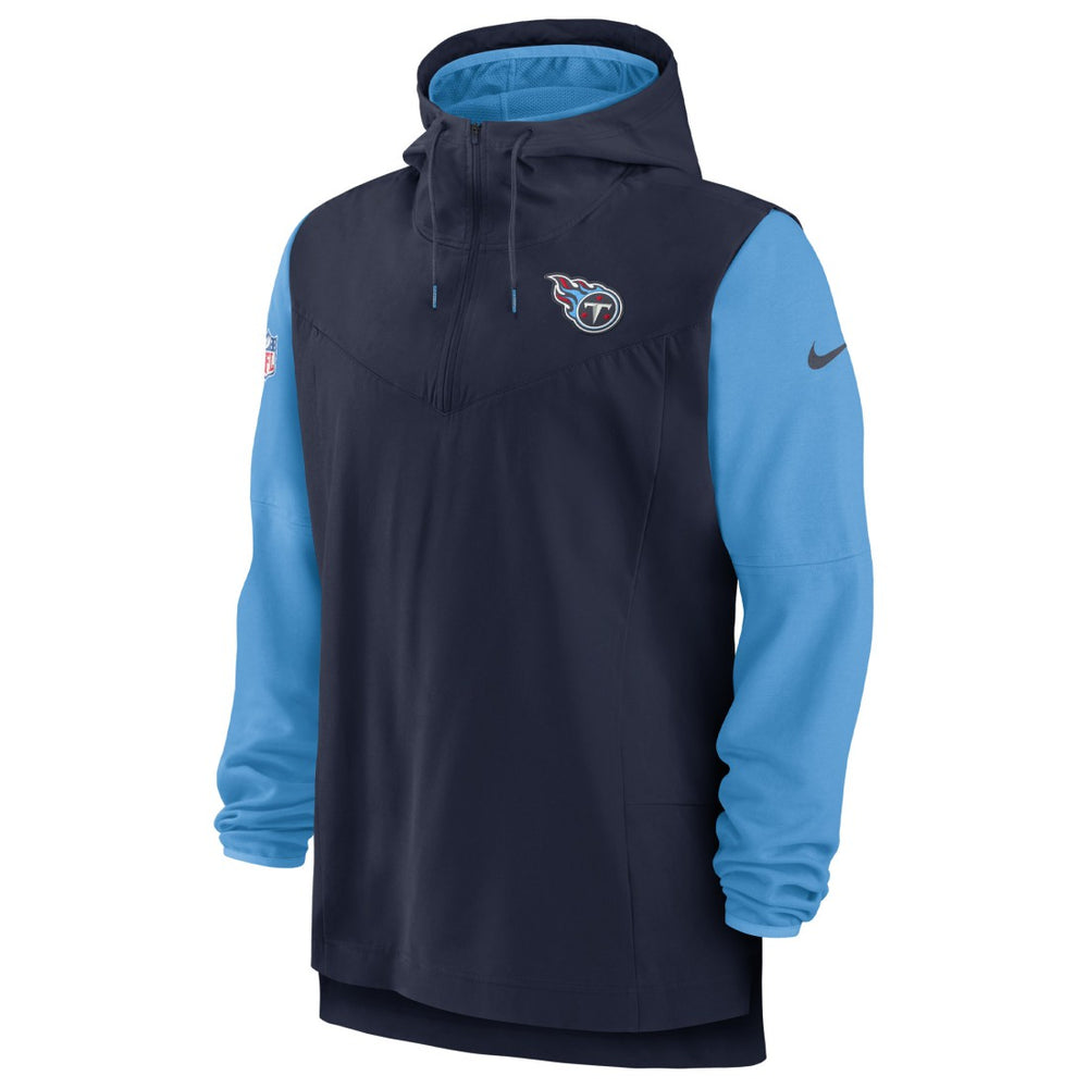 NFL Tennessee Titans Sideline Player Quarter-Zip Hoodie