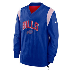 NFL Buffalo Bills Sideline Athletic Stack V-Neck Pullover Windshirt Jacket