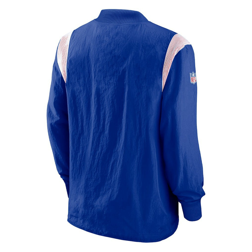 NFL Buffalo Bills Sideline Athletic Stack V-Neck Pullover Windshirt Jacket