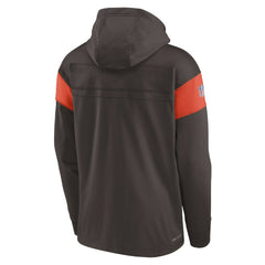 NFL Cleveland Browns Sideline Arch Jersey Performance Pullover Hoodie