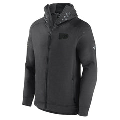 Philadelphia Flyers Fanatics Authentic Pro Road Tech Lightweight Full-Zip Hoodie Jacket