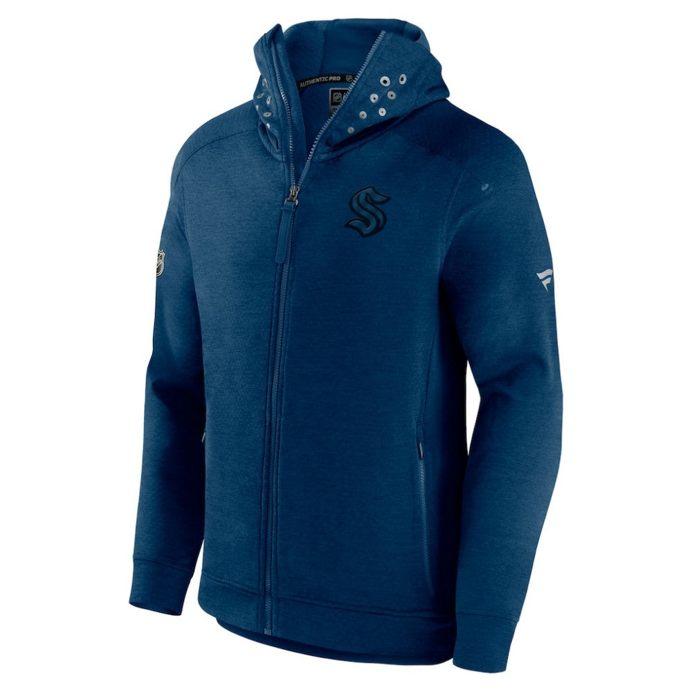 Seattle Kraken Fanatics Authentic Pro Road Tech Lightweight Full-Zip Hoodie Jacket