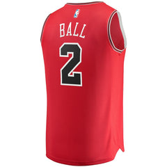 Lonzo Ball Chicago Bulls Youth Fast Break Road Replica Jersey sale - Icon Editi- Red | Fanatics cheap