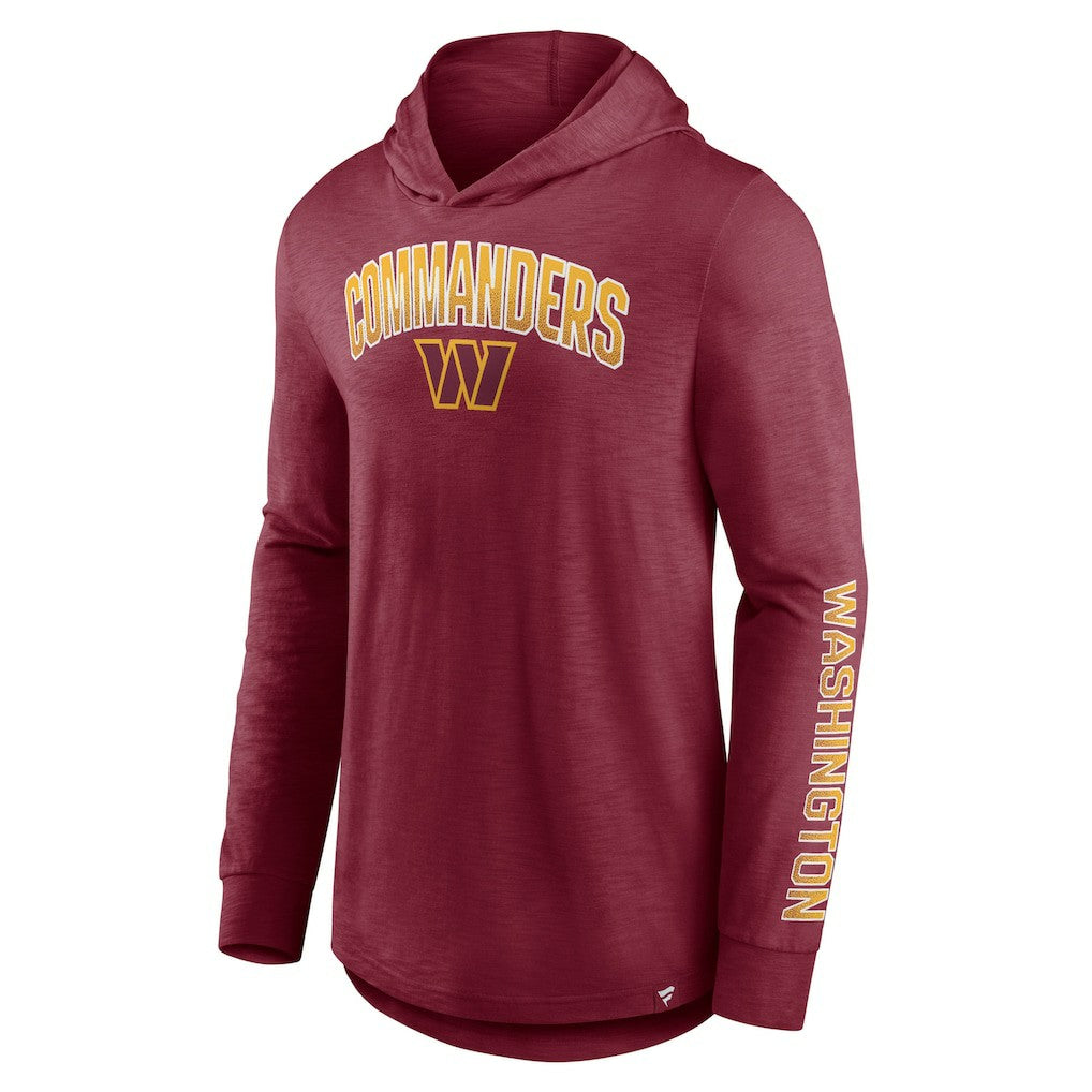 NFL Washington Commanders Front Runner Long Sleeve Hooded T-Shirt