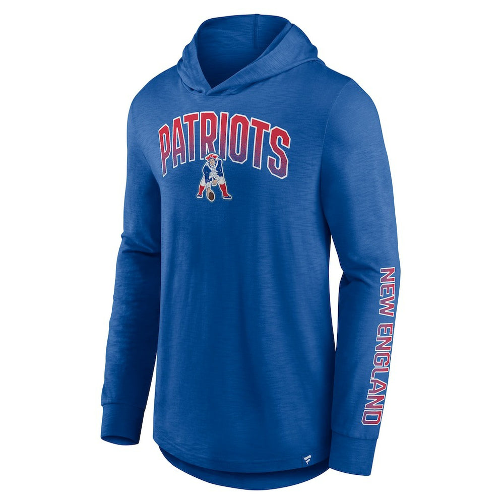 NFL New England Patriots Front Runner Long Sleeve Hooded T-Shirt