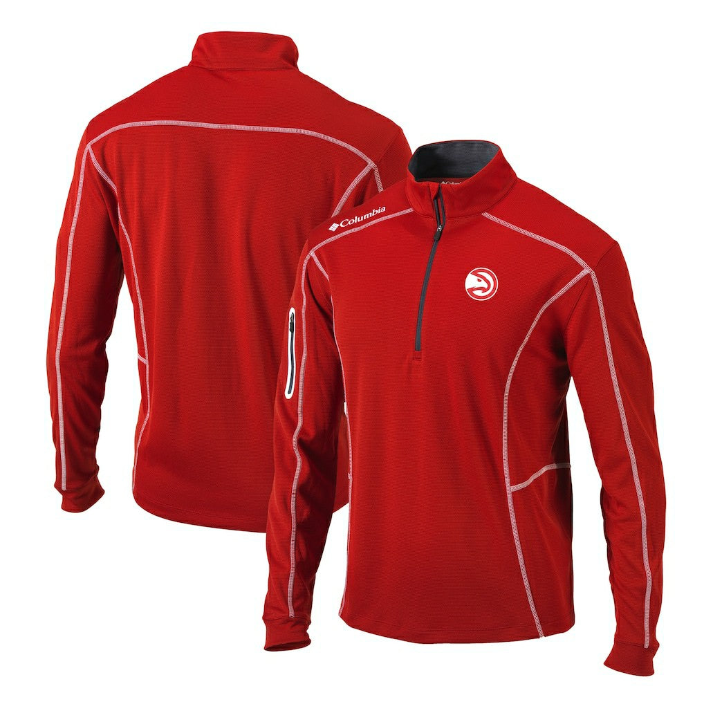 Atlanta Hawks Shotgun Quarter-Zip Pullover Jacket - Red | Columbia discount