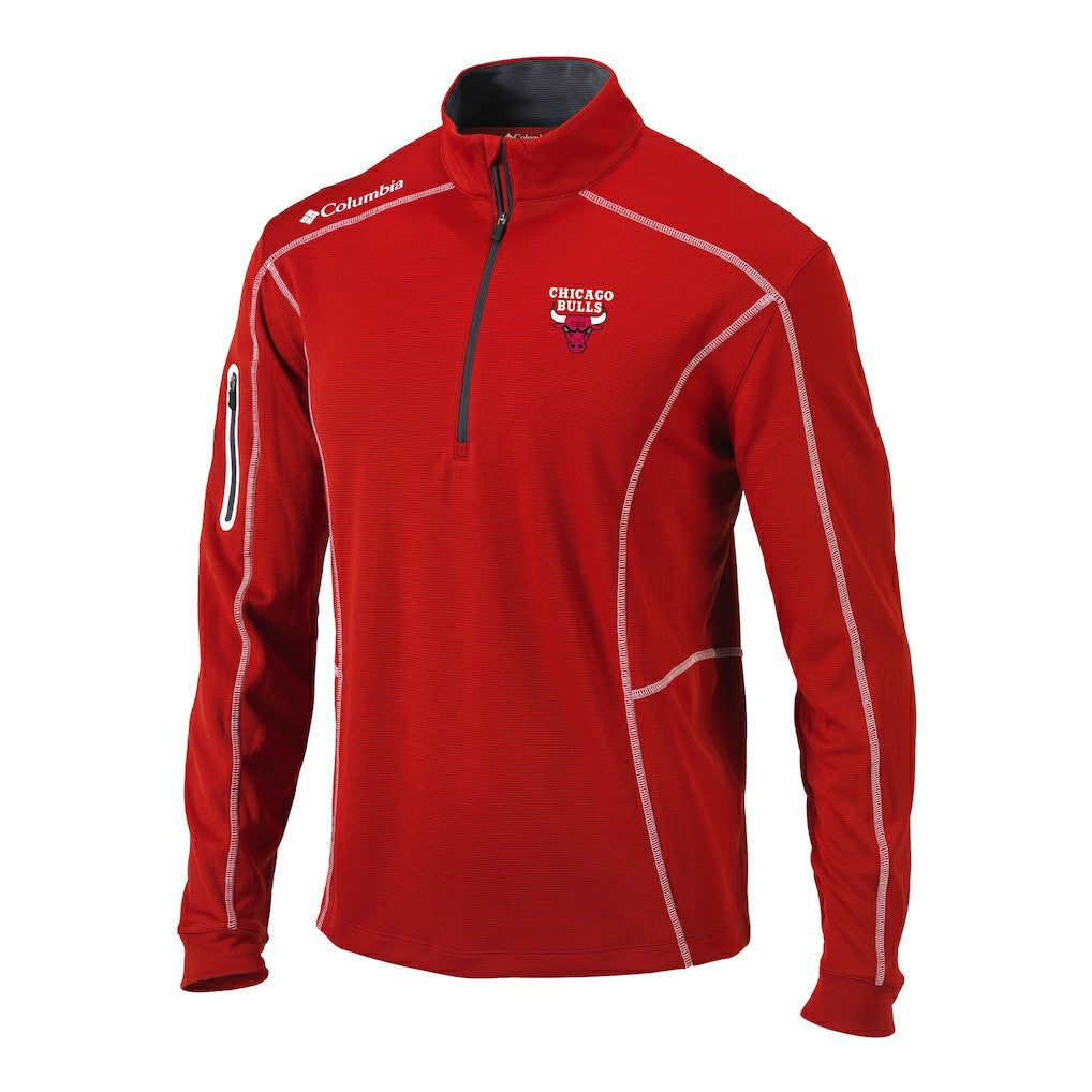 Chicago Bulls Shotgun Quarter-Zip Pullover Jacket - Red | Columbia sale