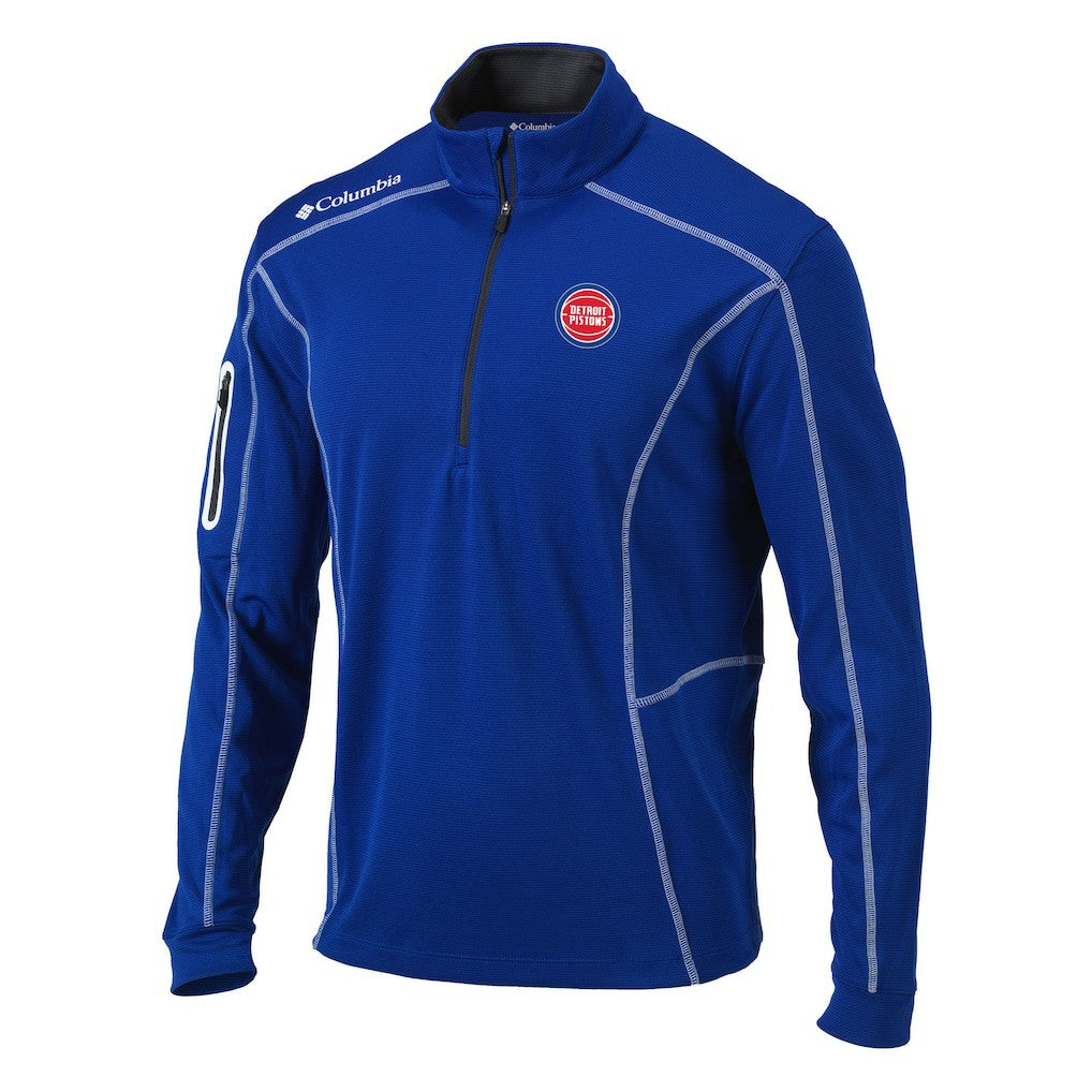 Detroit Pistons Shotgun Quarter-Zip Pullover Jacket sale - Blue | Columbia online