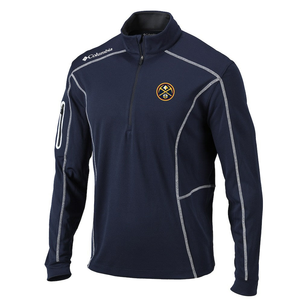 Denver Nuggets Shotgun Quarter-Zip Pullover Jacket sale - Navy | Columbia cheap