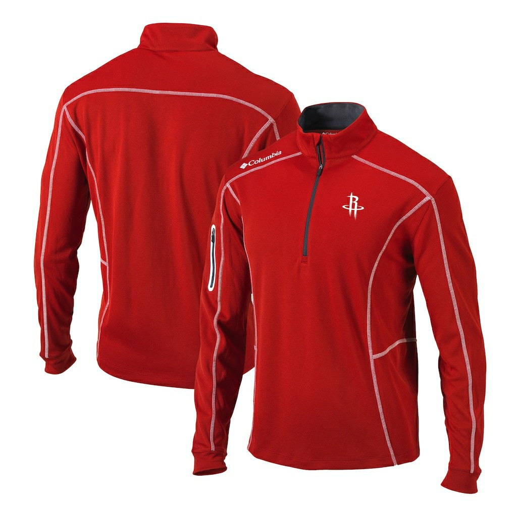 Houston Rockets Shotgun Quarter-Zip Pullover Jacket sale - Red | Columbia cheap