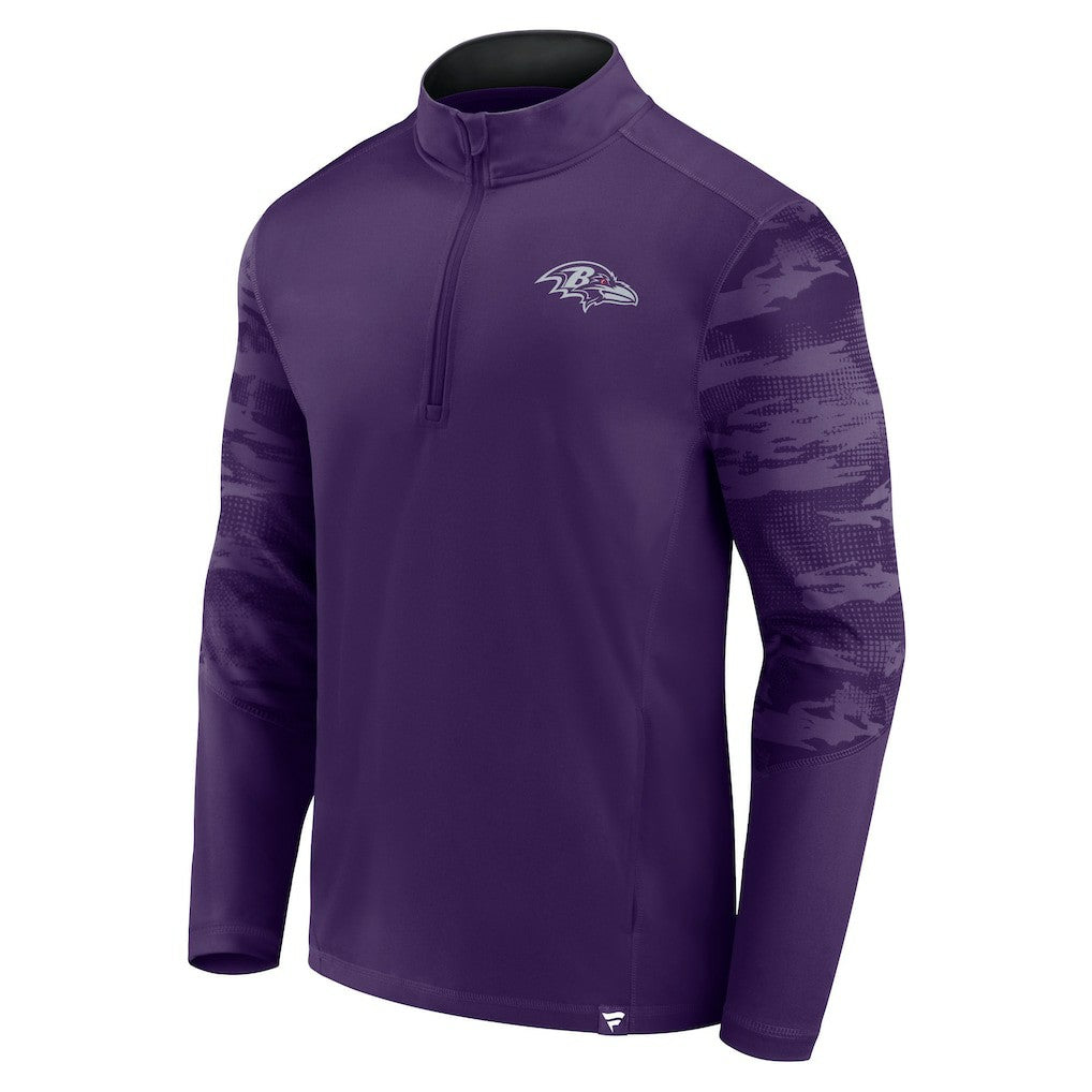 NFL Baltimore Ravens Ringer Quarter-Zip Jacket