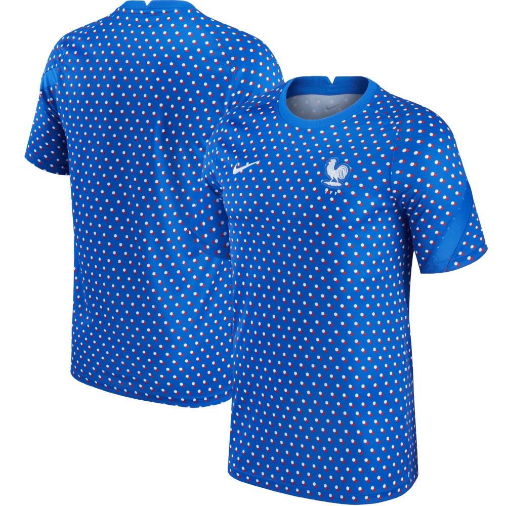 France Women's National Team 2021/22 Pre-Match Top / Soccer Online