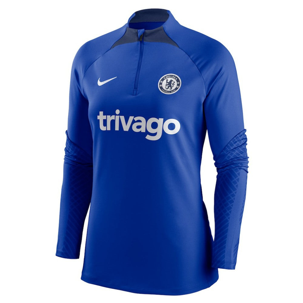 Chelsea Women's Strike Drill Raglan Performance Quarter-Zip Top / Soccer Hot sale