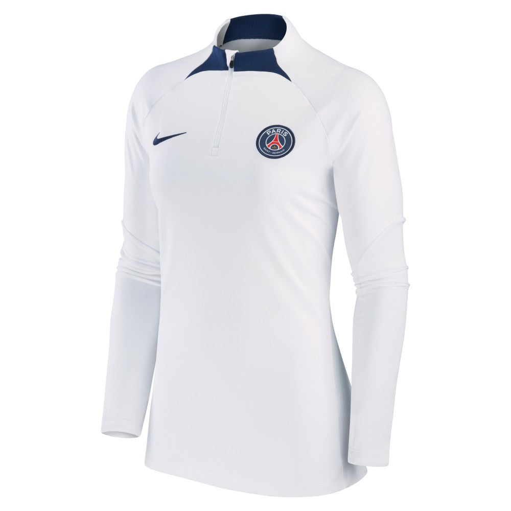 Paris Saint-Germain Women's Strike Drill Raglan Performance Quarter-Zip Top / Soccer New