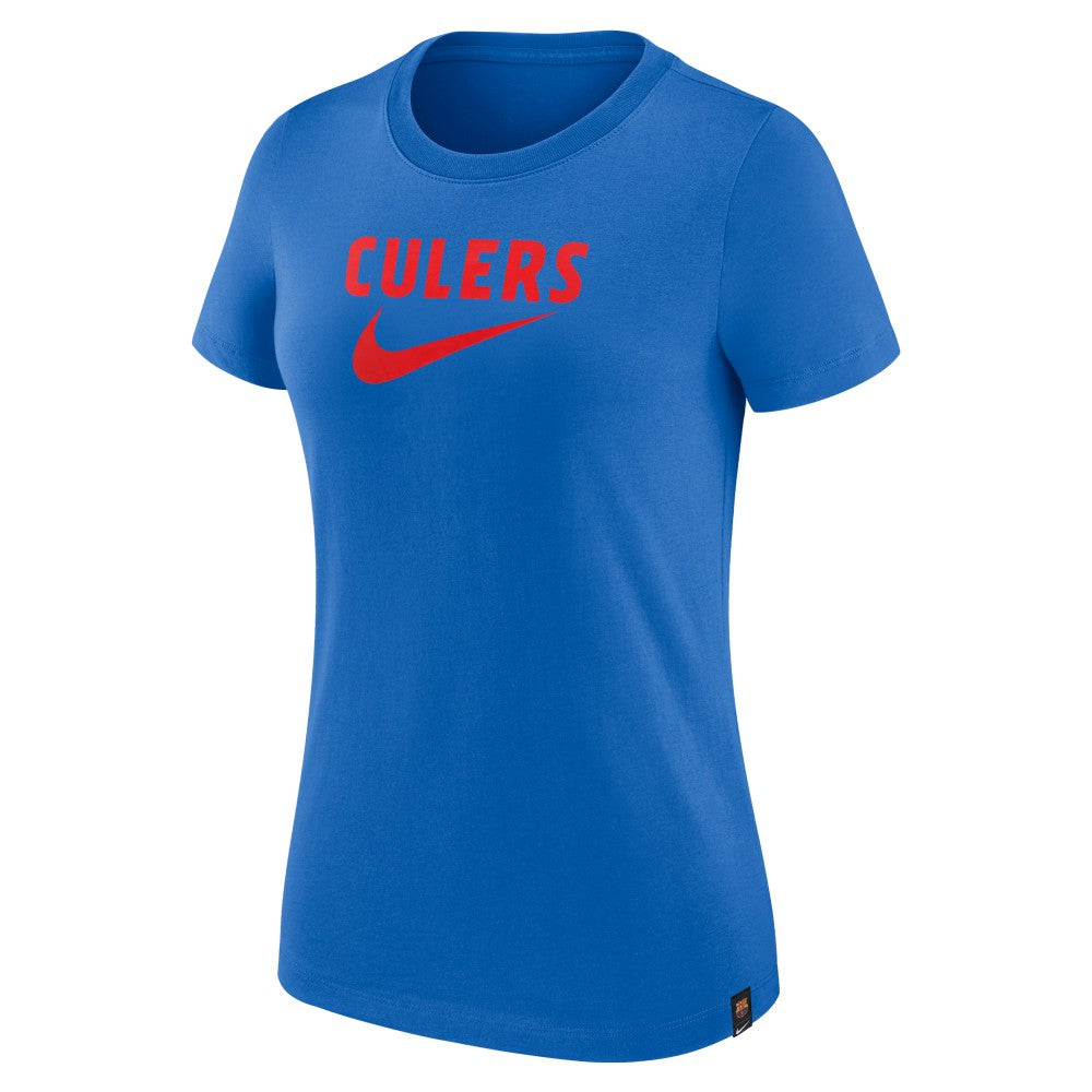 Barcelona Women's Swoosh T-Shirt / Soccer Outlet