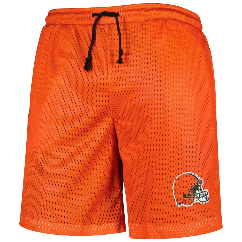 NFL Cleveland Browns FOCO Colorblock Mesh V-Neck & Shorts Set