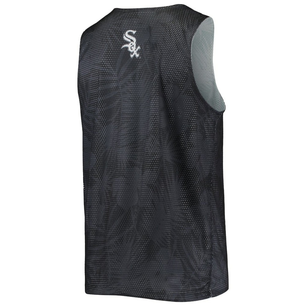 Chicago White Sox FOCO Floral Reversible Mesh Tank Top - Black