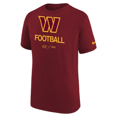 NFL Washington Commanders Youth Sideline Legend Performance T-Shirt