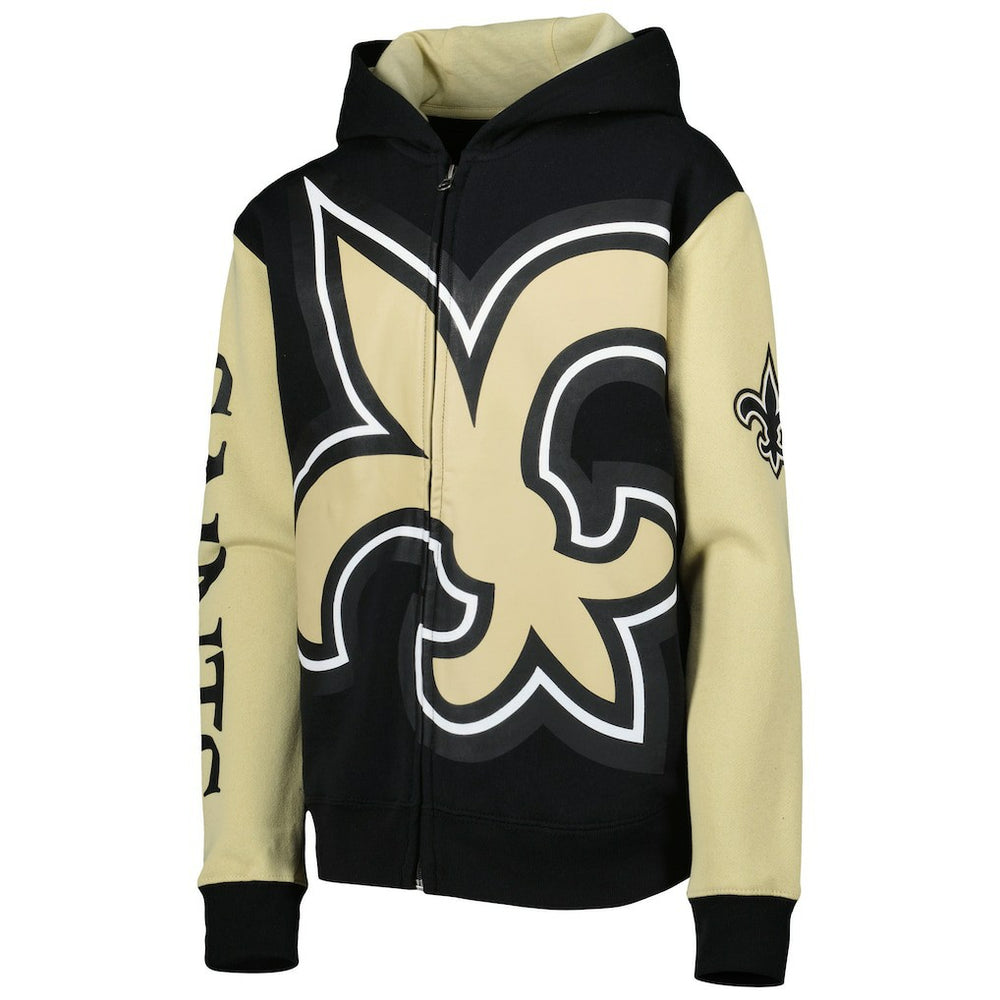 NFL New Orleans Saints Youth Poster Board Full-Zip Hoodie