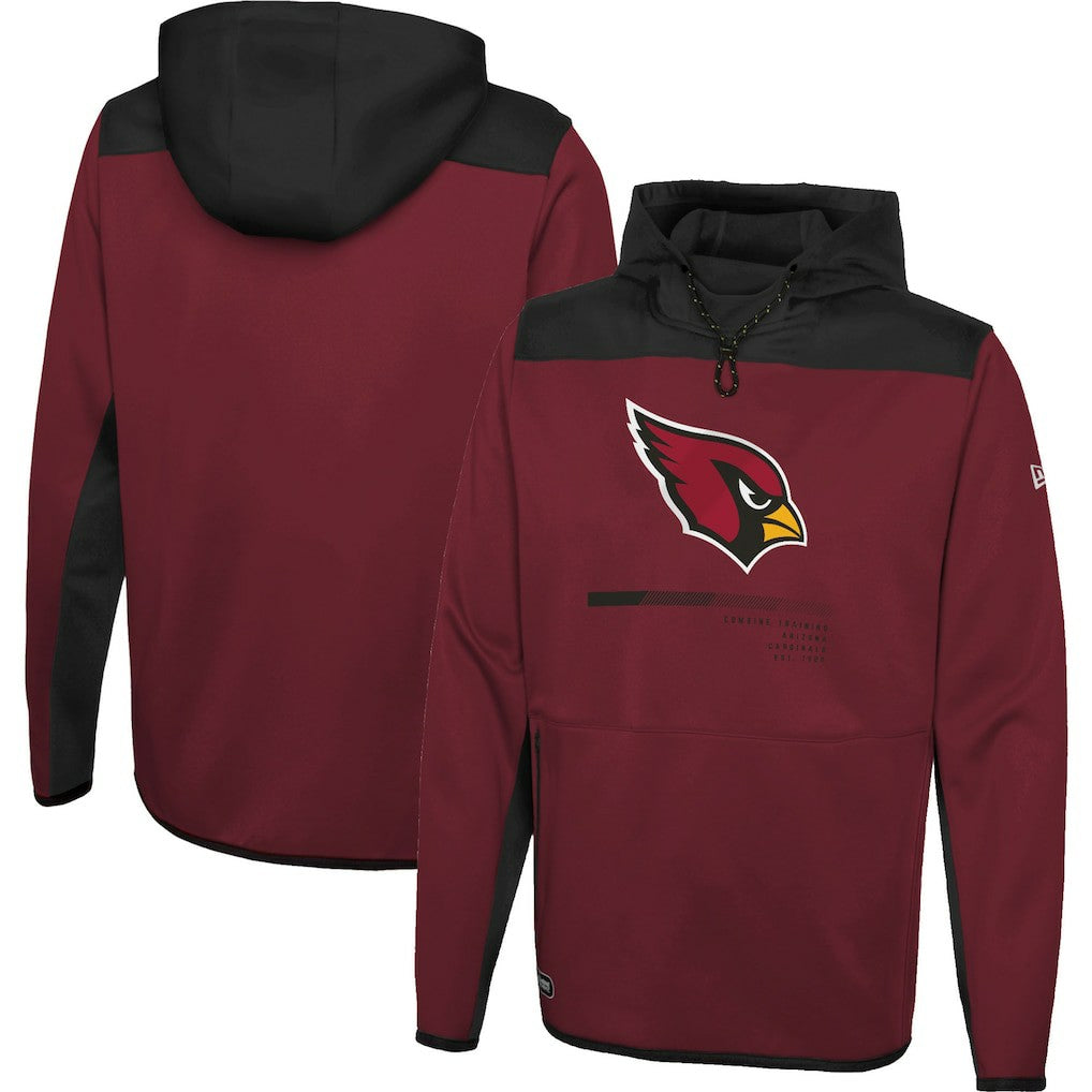 NFL Arizona Cardinals Combine Authentic Hard Hitter Pullover Hoodie
