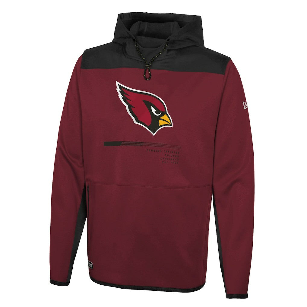 NFL Arizona Cardinals Combine Authentic Hard Hitter Pullover Hoodie