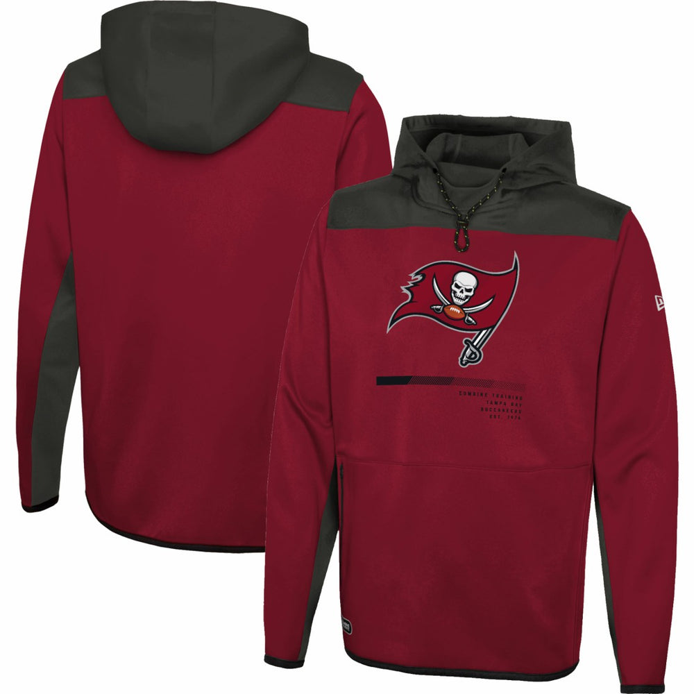 NFL Tampa Bay Buccaneers Combine Authentic Hard Hitter Pullover Hoodie