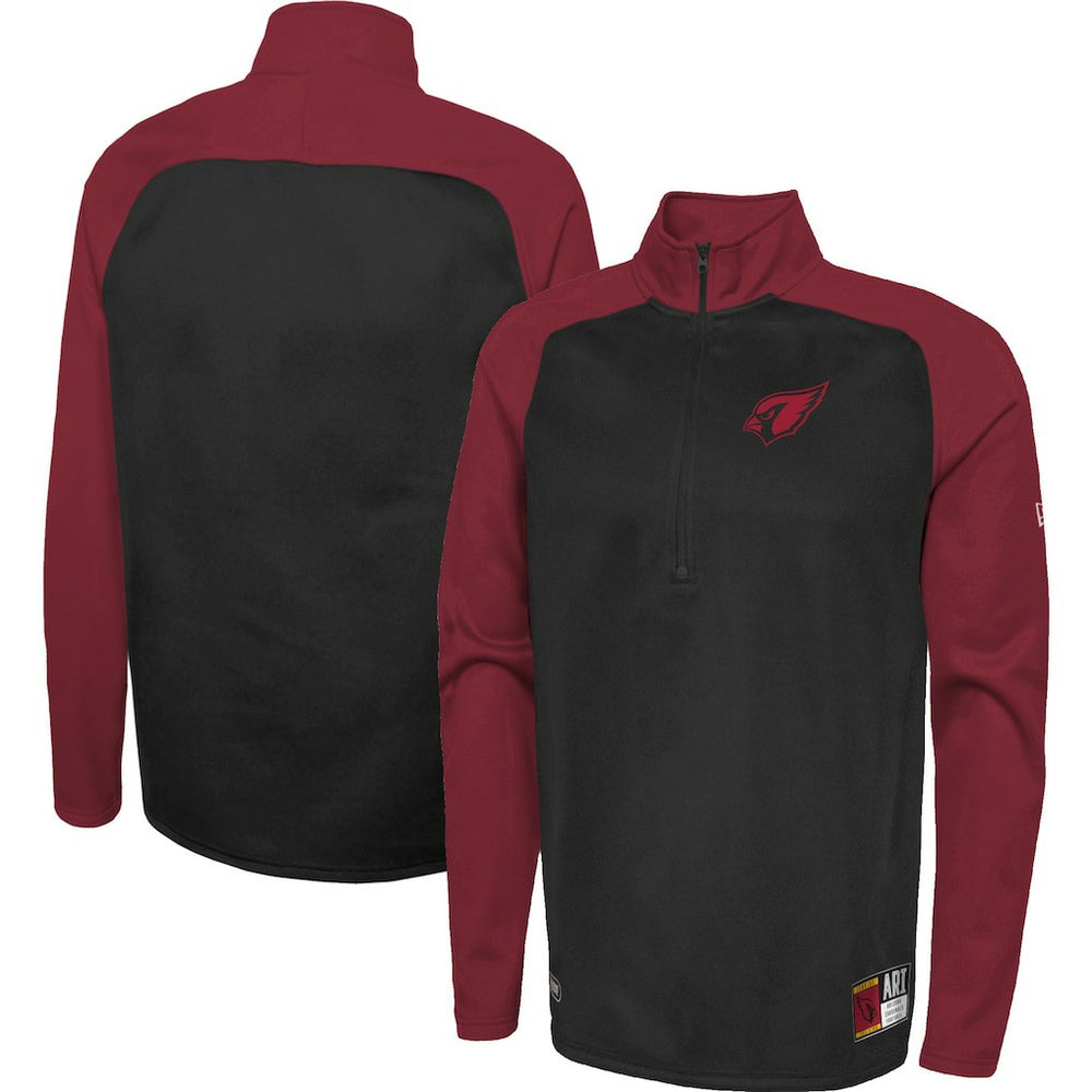 NFL Arizona Cardinals Combine Authentic O-Line Raglan Half-Zip Jacket