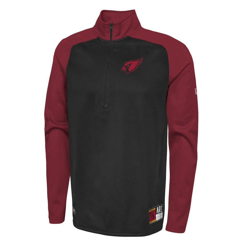NFL Arizona Cardinals Combine Authentic O-Line Raglan Half-Zip Jacket